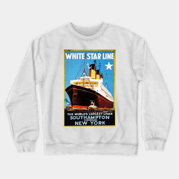 White Star Line Crewneck Sweatshirt by ussglassman